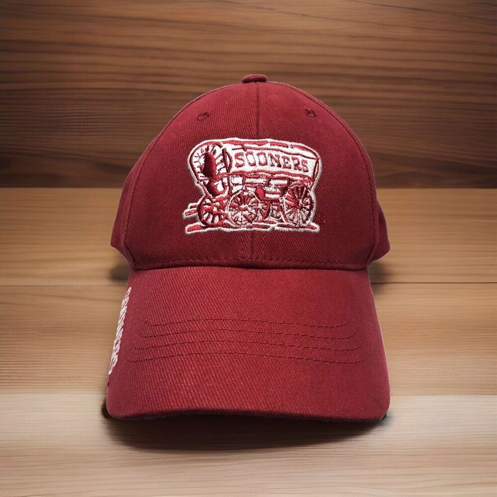Oklahoma Sooners Hat Captivating Headwear Crimson Sooner Schooner Strapback Cap